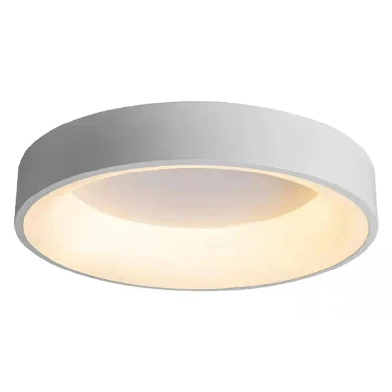 NovaLume Round Ceiling Light Modern Ambient Glow Fixture - OpalDwell