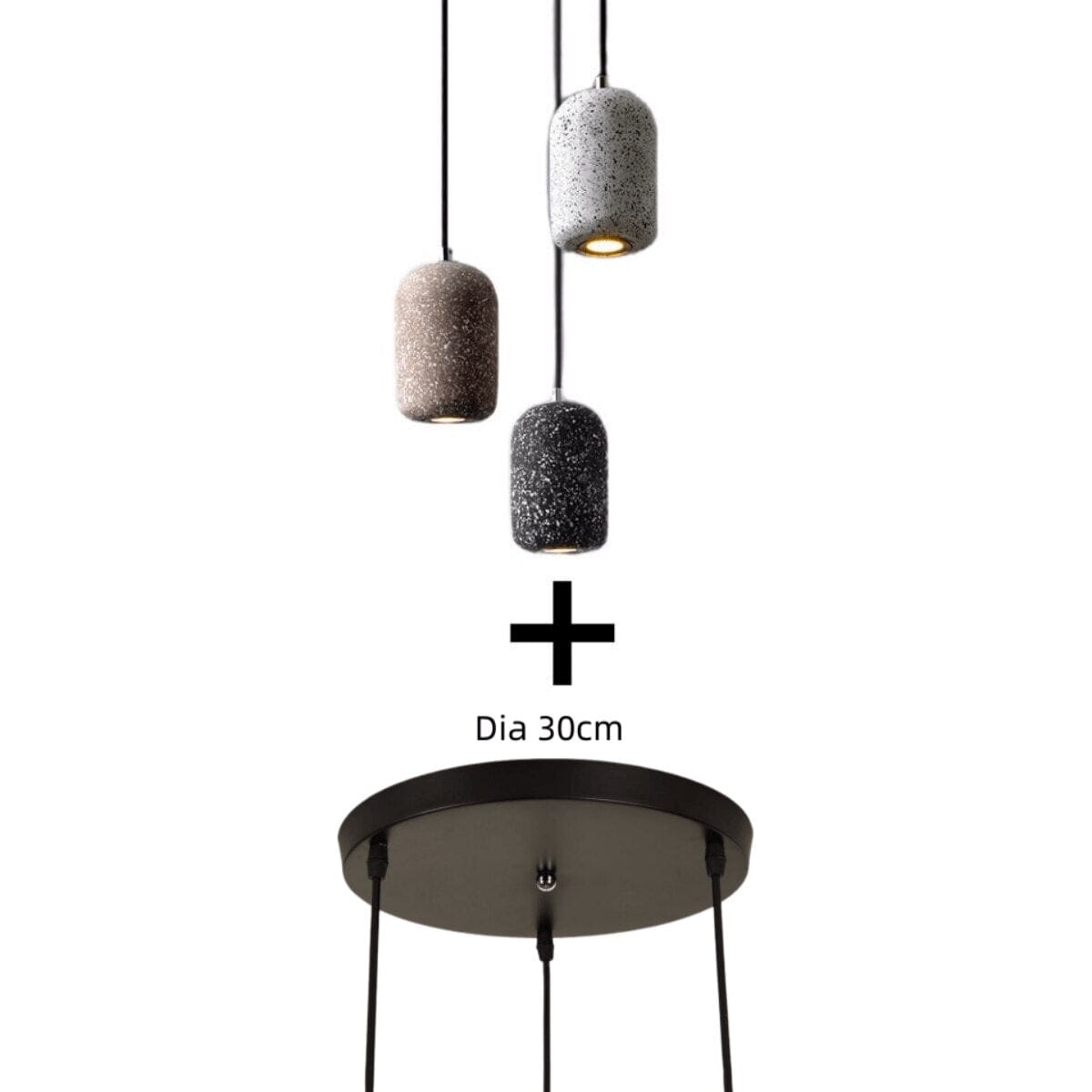 Arden | Cement Pendant Light - OpalDwell