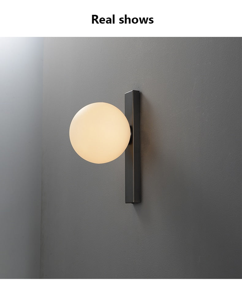 Aure Copper Circ LED Wall Sconce for Nordic Interiors OpalDwell