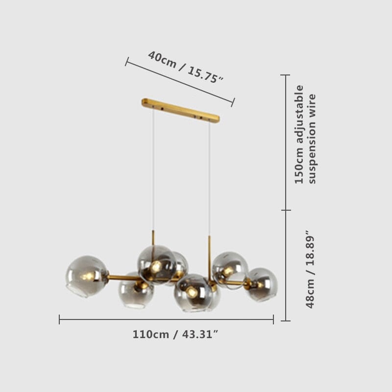 Aveline Bubble Chandelier - OpalDwell