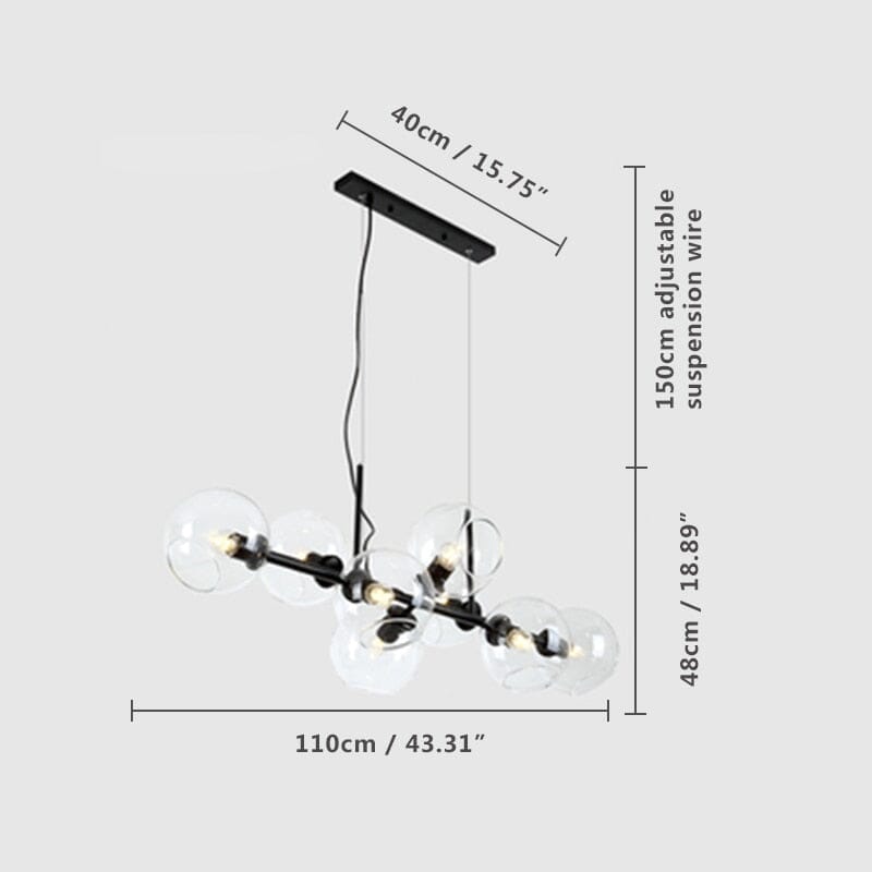 Aveline Bubble Chandelier - OpalDwell