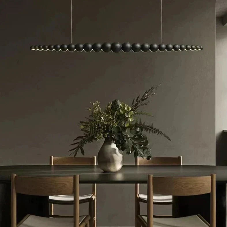 Arborcrest Wood Bead Chandelier | OpalDwell - OpalDwell