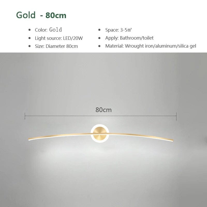 MirroLux | LED Bathroom Mirror Wall Light OpalDwell