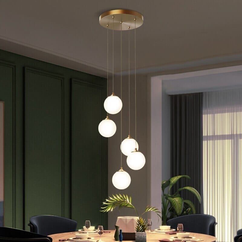 Liora Orb Chandelier OpalDwell