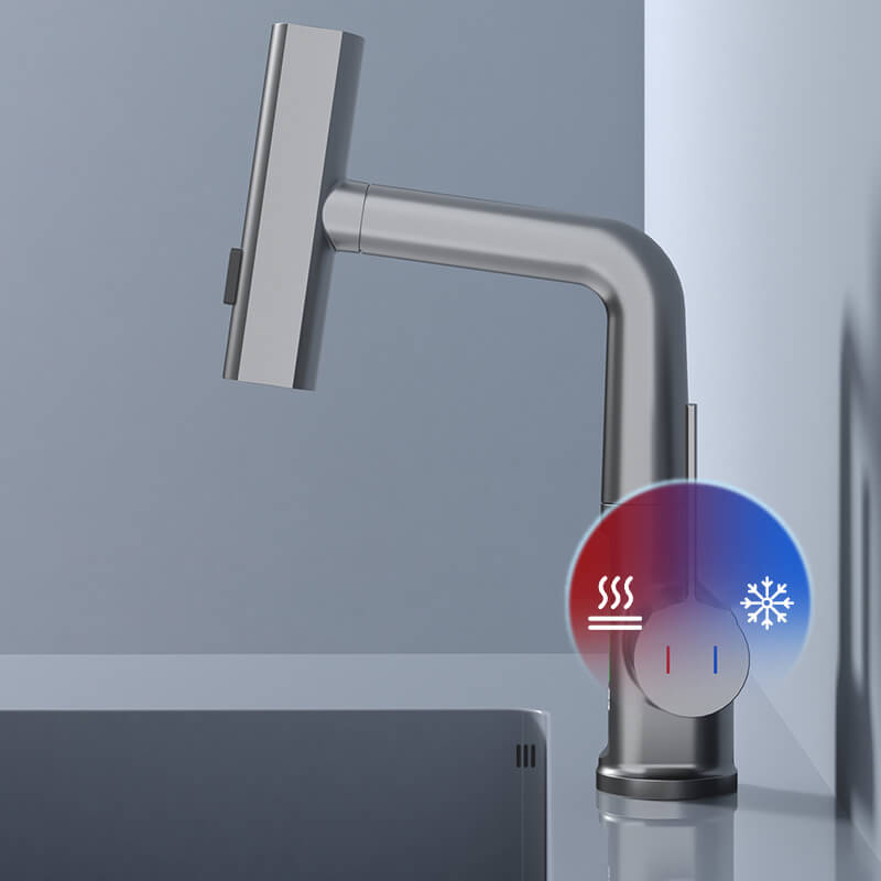 Aqualine FluxPull Pull Out Faucet With 60 cm Extendable Hose And 360 Swivel OpalDwell