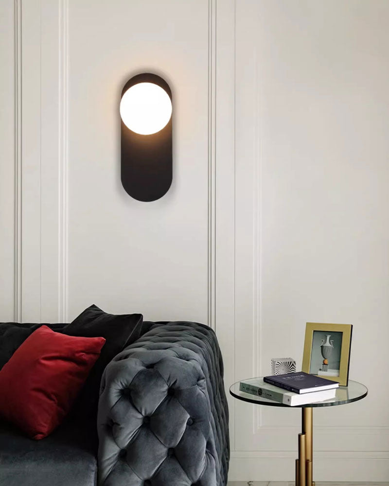 LumaNova Modern LED Wall Lights for Home Decor and Ambience OpalDwell