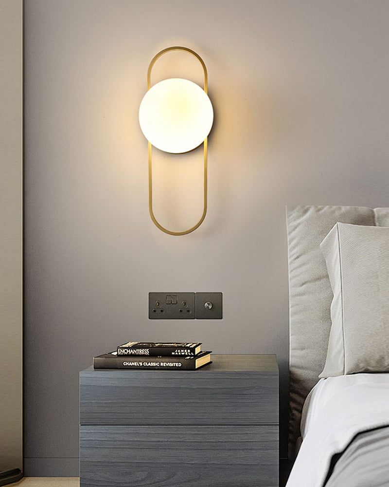 LumaNova Modern LED Wall Lights for Home Decor and Ambience OpalDwell
