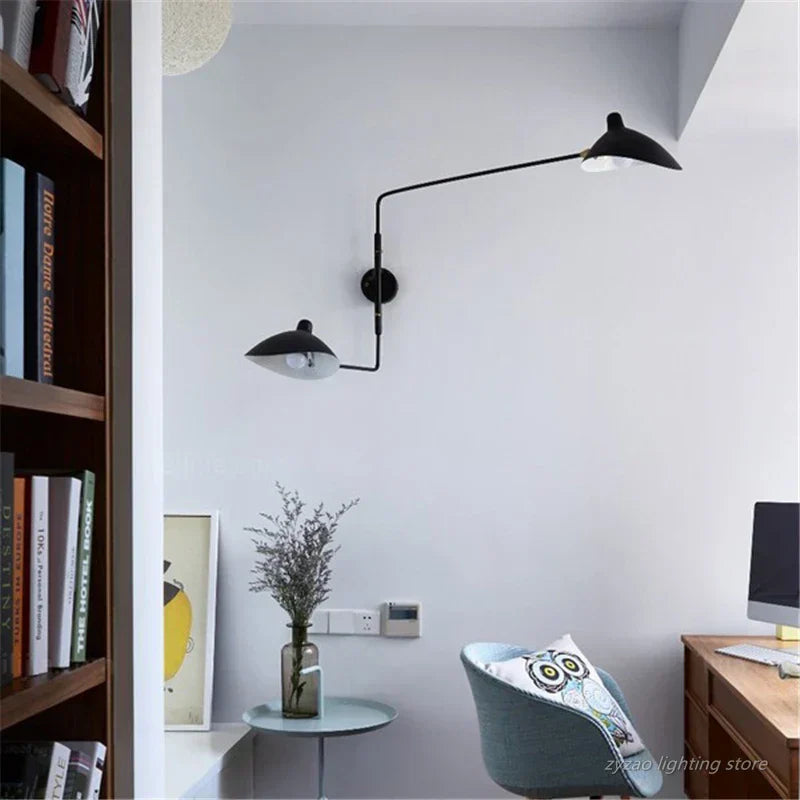 LumiArc Duo Contemporary Wall Sconce - OpalDwell