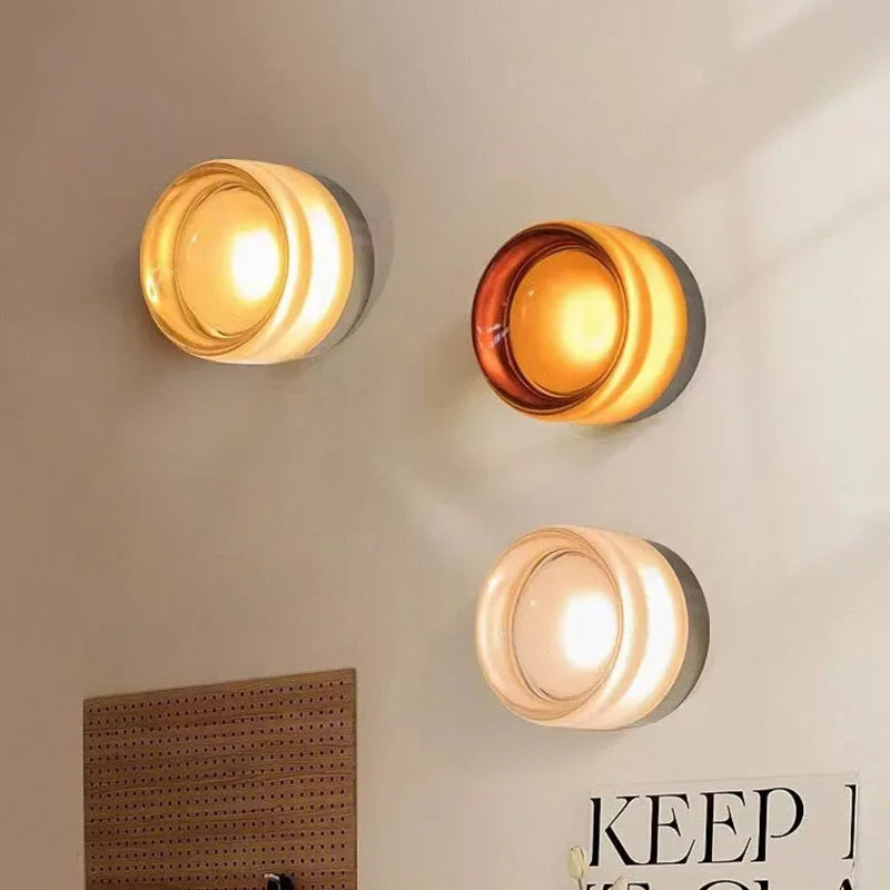 NovaLume | Glass Sconce Wall Lamp by Lumenari Studio - OpalDwell