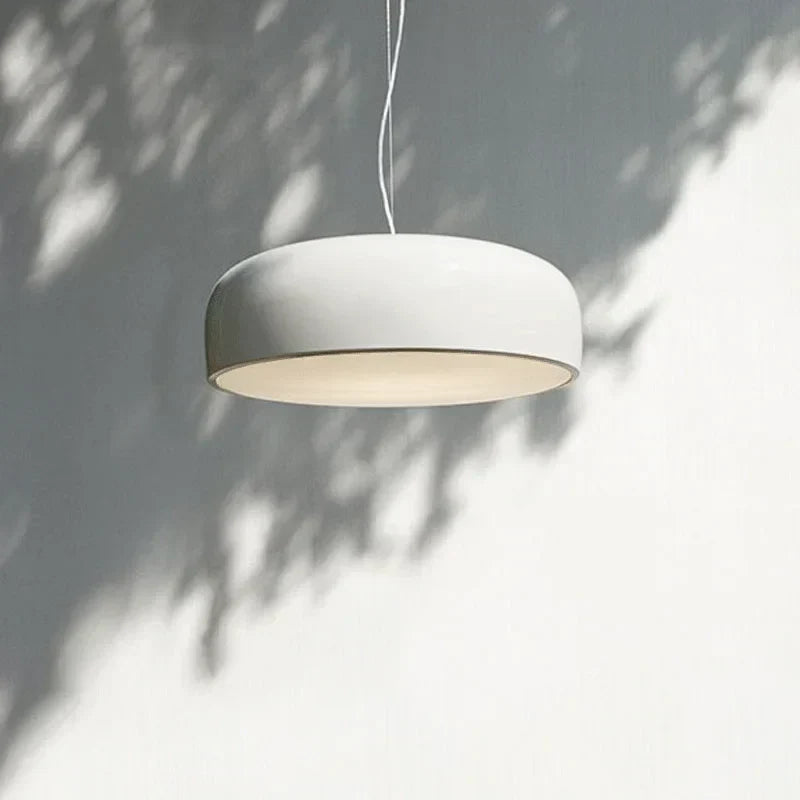 FjordLume Nordic Round Pendant Light Metal and Acrylic - OpalDwell