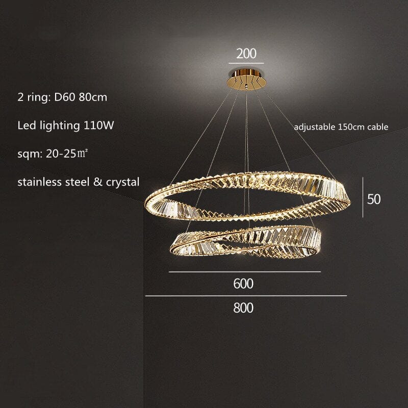 Ashford Ring Chandelier - OpalDwell