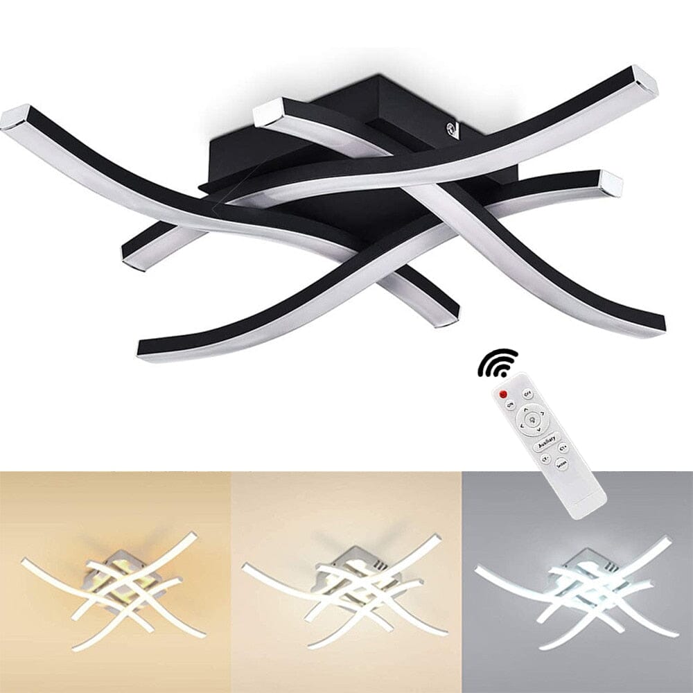 Fork-Shaped Ceiling Light - OpalDwell