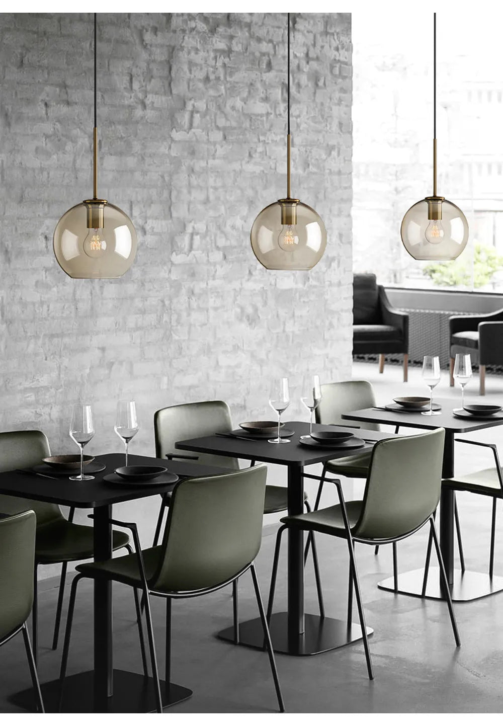 Arctix Glass Pendant Light in Industrial LED Luxury - OpalDwell