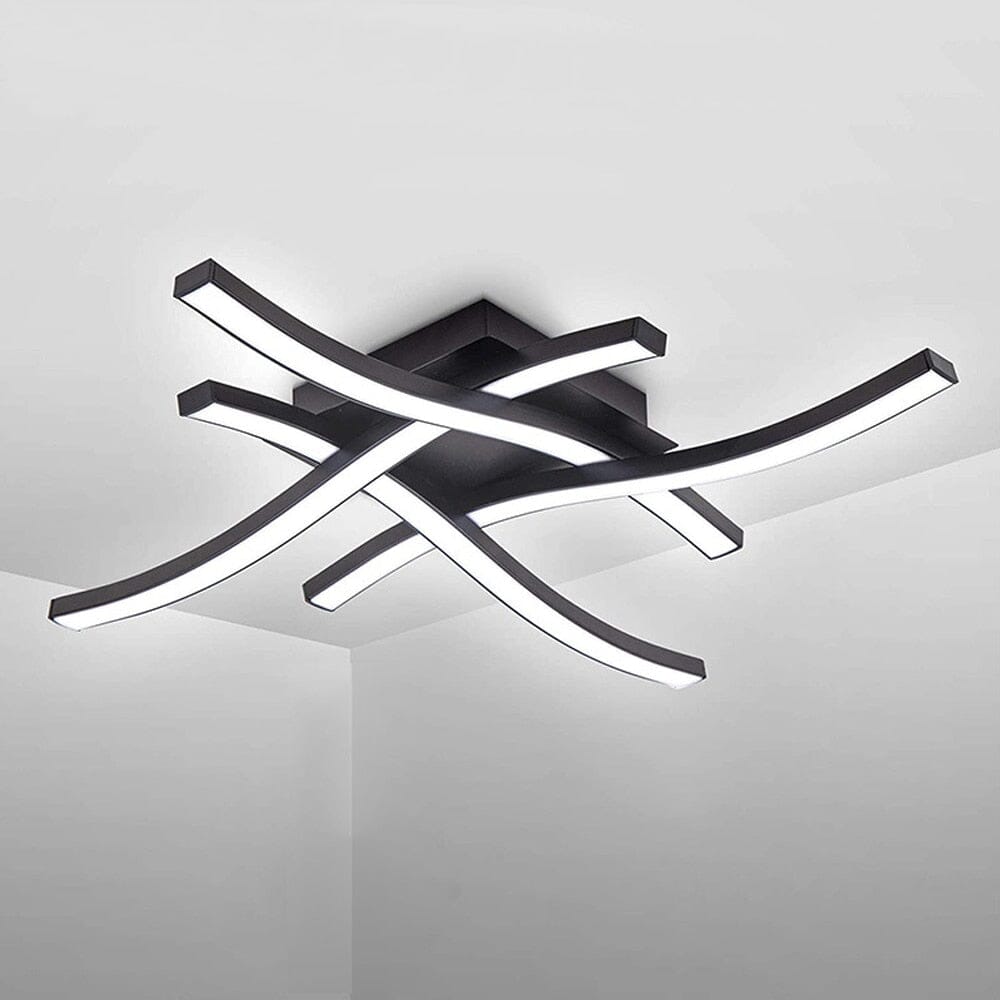 Fork-Shaped Ceiling Light - OpalDwell