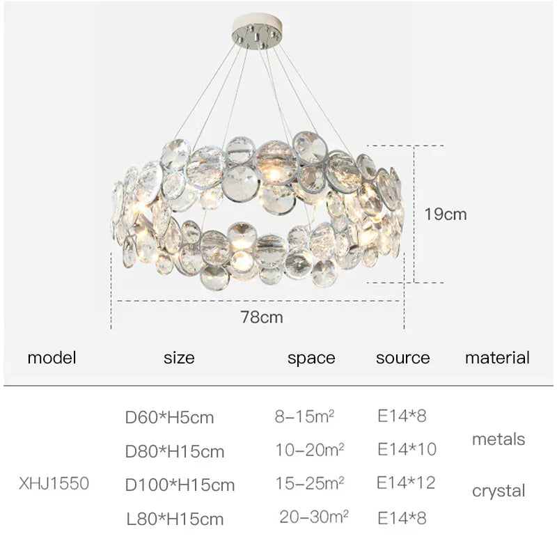 Kirrea Chandelier - OpalDwell