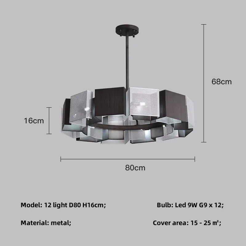 Mariselle | Retro Chandelier - OpalDwell