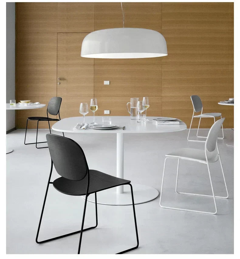 FjordLume Nordic Round Pendant Light Metal and Acrylic - OpalDwell