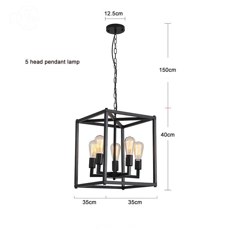 Dining Chandelier in Farmhouse Style - OpalDwell