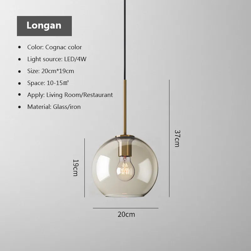 Arctix Glass Pendant Light in Industrial LED Luxury - OpalDwell