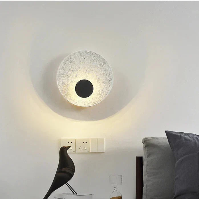 LunaSphere Wall Lamp Modern Spherical Light For Rooms - OpalDwell