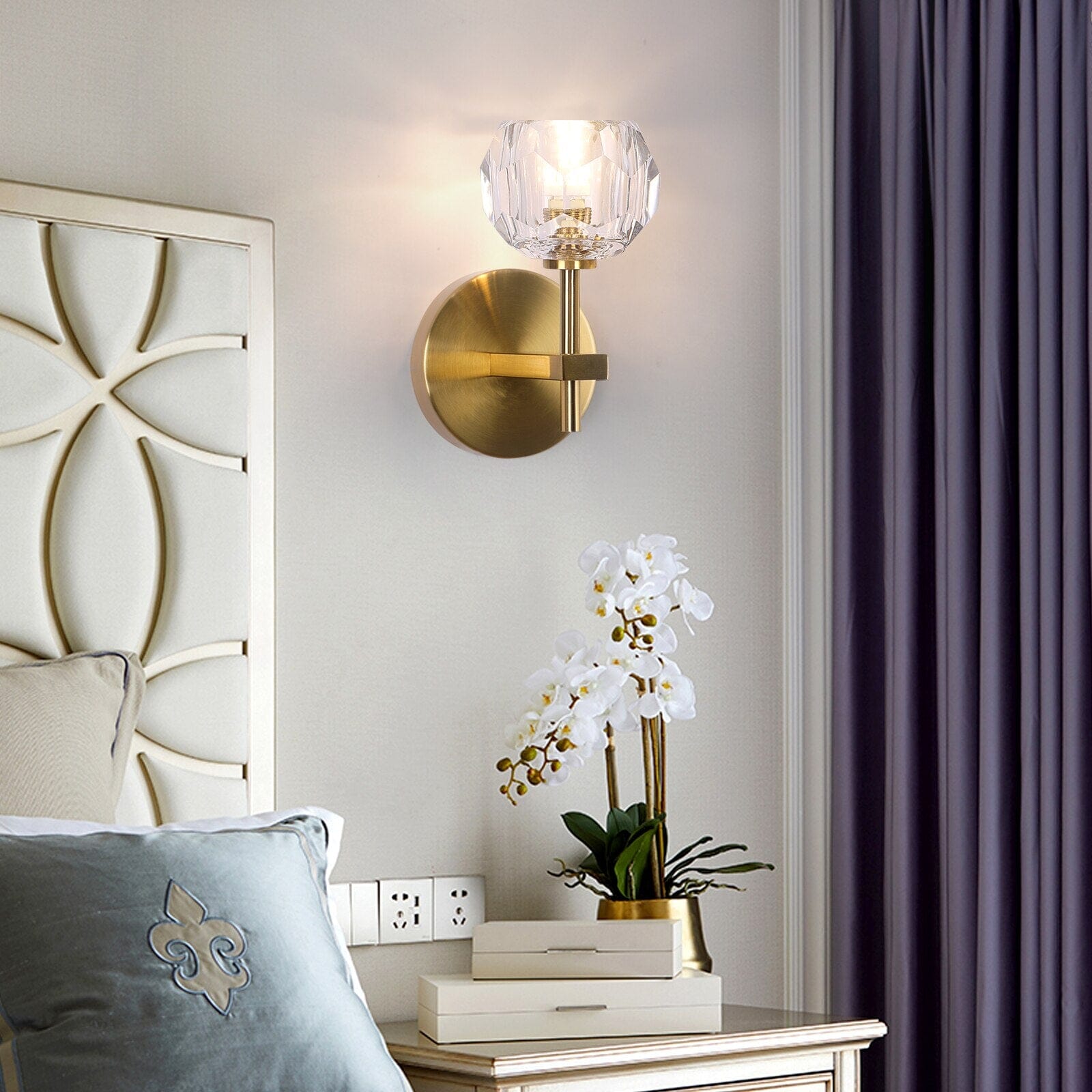 Lareine Crystal Wall Sconces - OpalDwell
