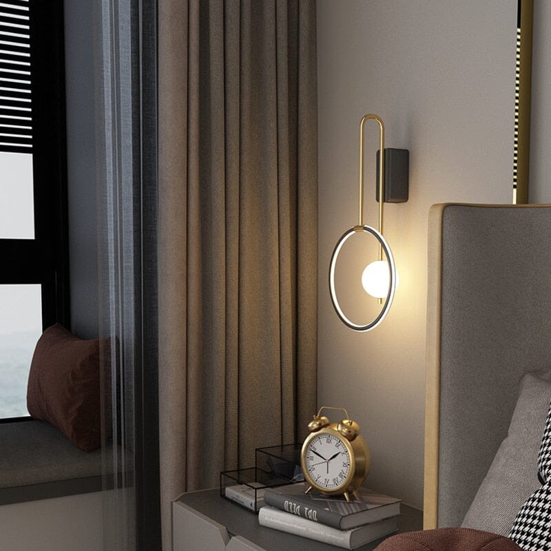 Liora | Circular Wall Lamp - OpalDwell