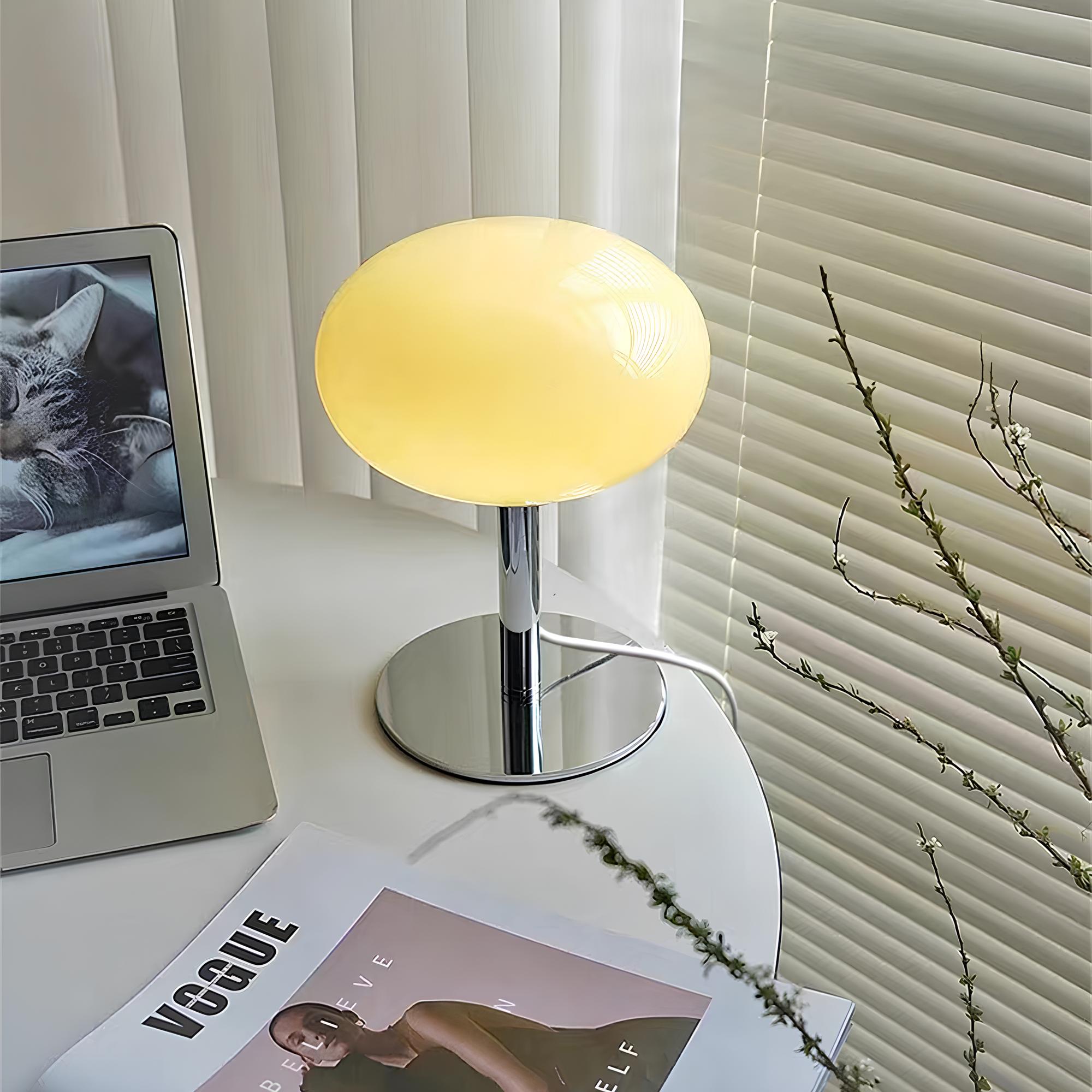 Candy Drop Glass Table Lamp For Cozy Room Ambience - OpalDwell