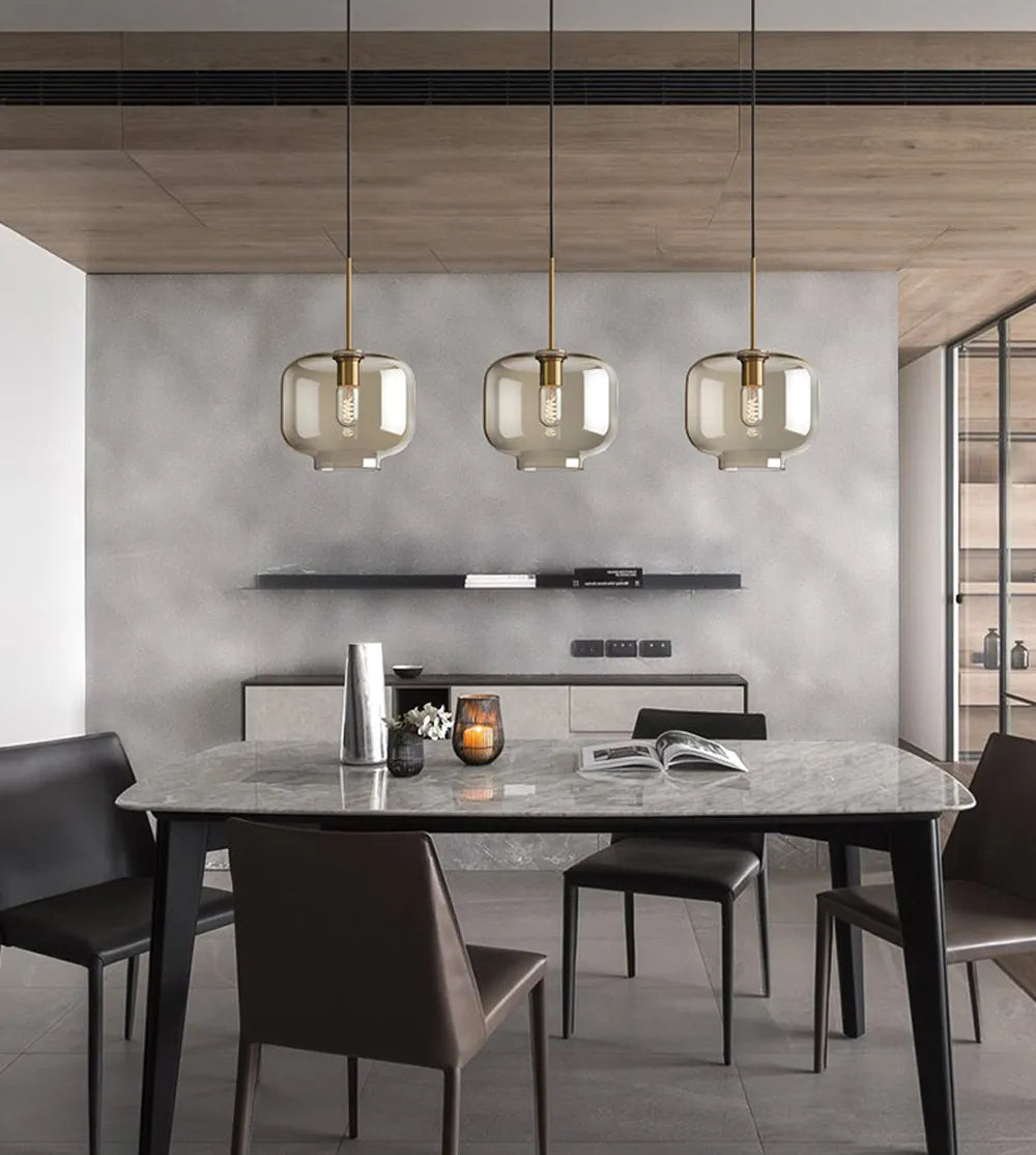 Arctix Glass Pendant Light in Industrial LED Luxury - OpalDwell