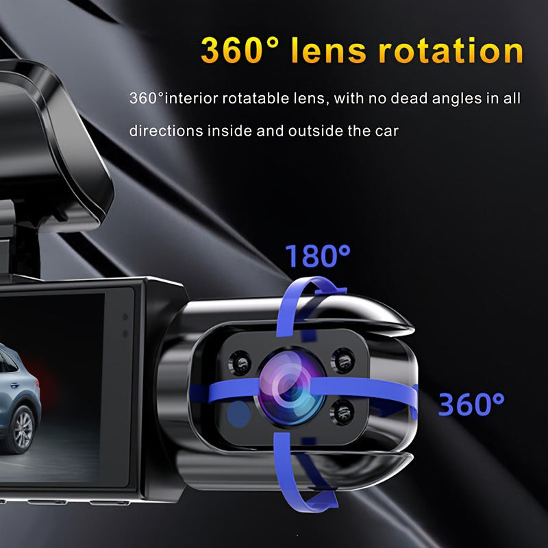 NovaSight DuoCam 1080P Dash Cam Front Interior View OpalDwell