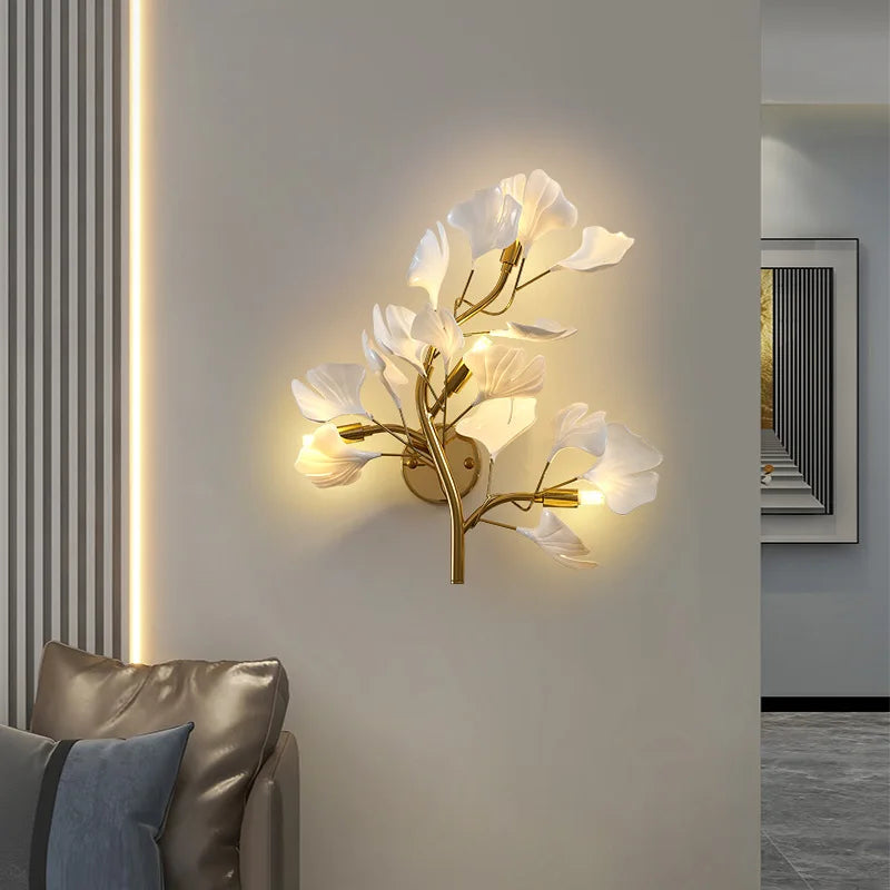 Marisol | Jasmine Leaf Wall Sconce - OpalDwell