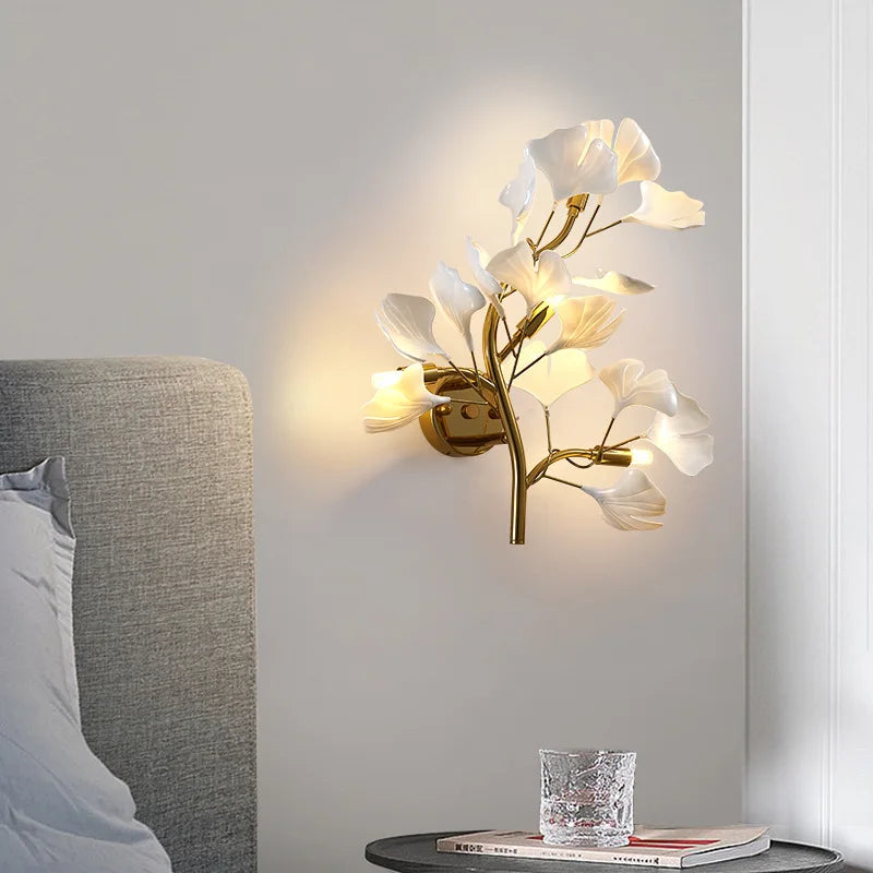 Marisol | Jasmine Leaf Wall Sconce - OpalDwell