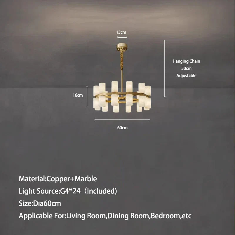 Liora Marble Lamp - OpalDwell