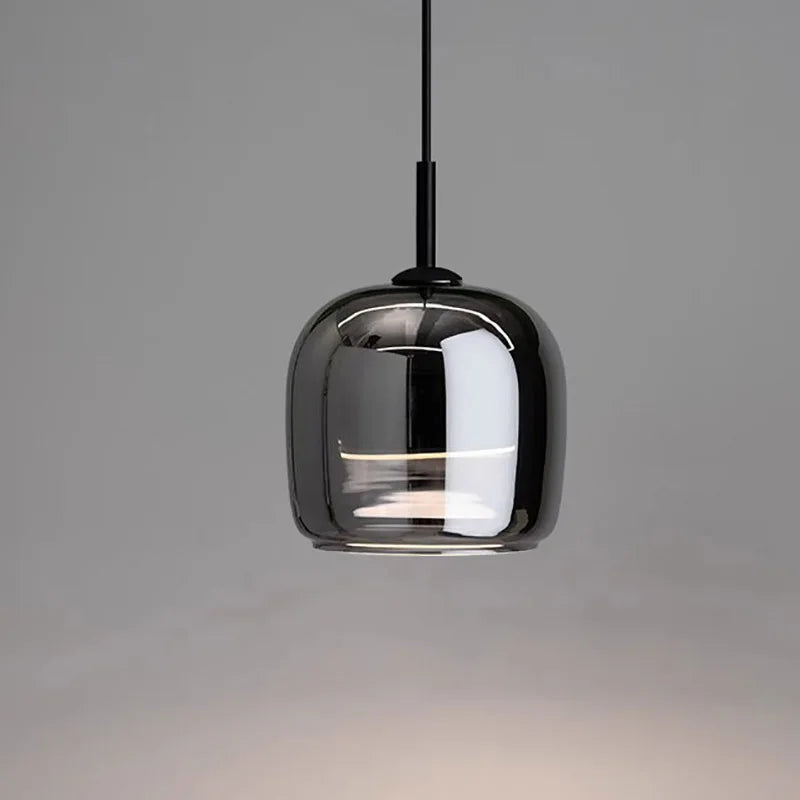 Nordic Glass LED Pendant Light For Modern Chandelier OpalDwell
