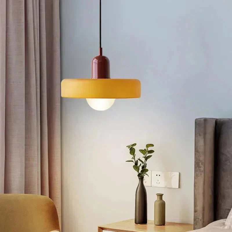 Azura Crystal Glass Pendant Light With LED Bulb Included - OpalDwell