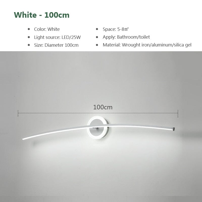 MirroLux | LED Bathroom Mirror Wall Light OpalDwell