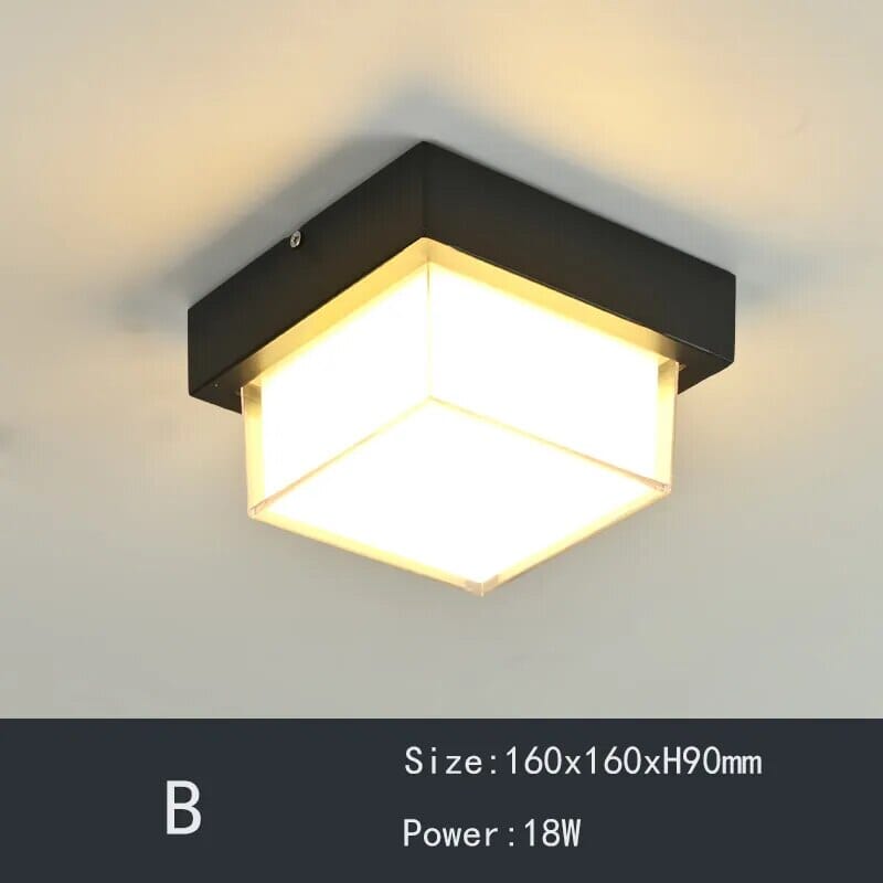 Retro Geometric Ceiling Lights for Hallway - OpalDwell