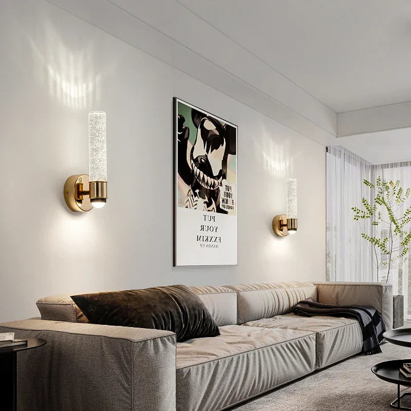 Luminelle Bubble Crystal Wall Lamps - OpalDwell