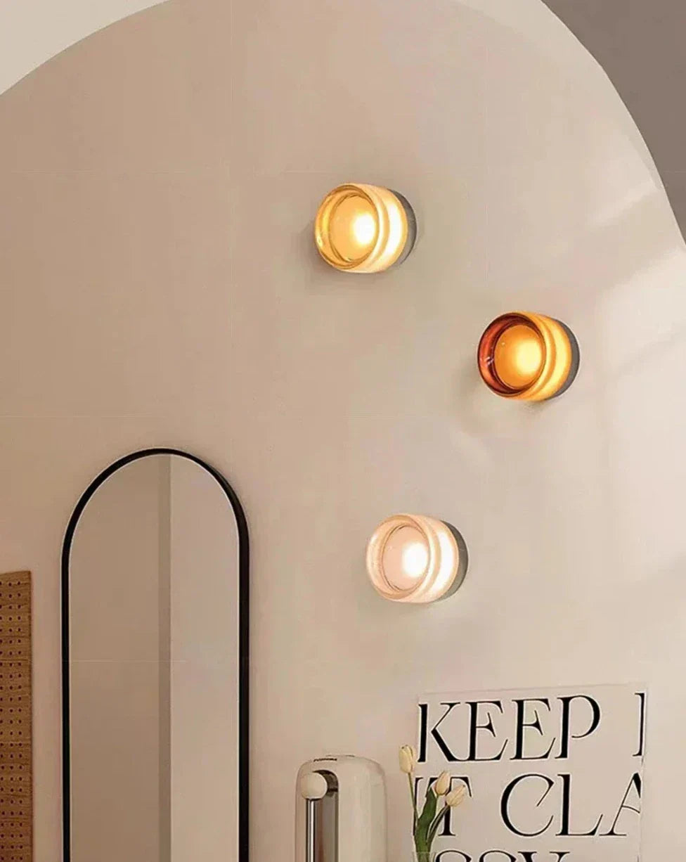 NovaLume | Glass Sconce Wall Lamp by Lumenari Studio - OpalDwell
