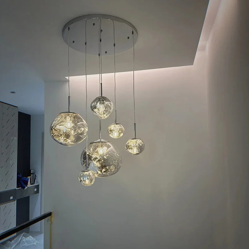 NovaLume Lava Glow LED Pendant For Modern Living Rooms OpalDwell