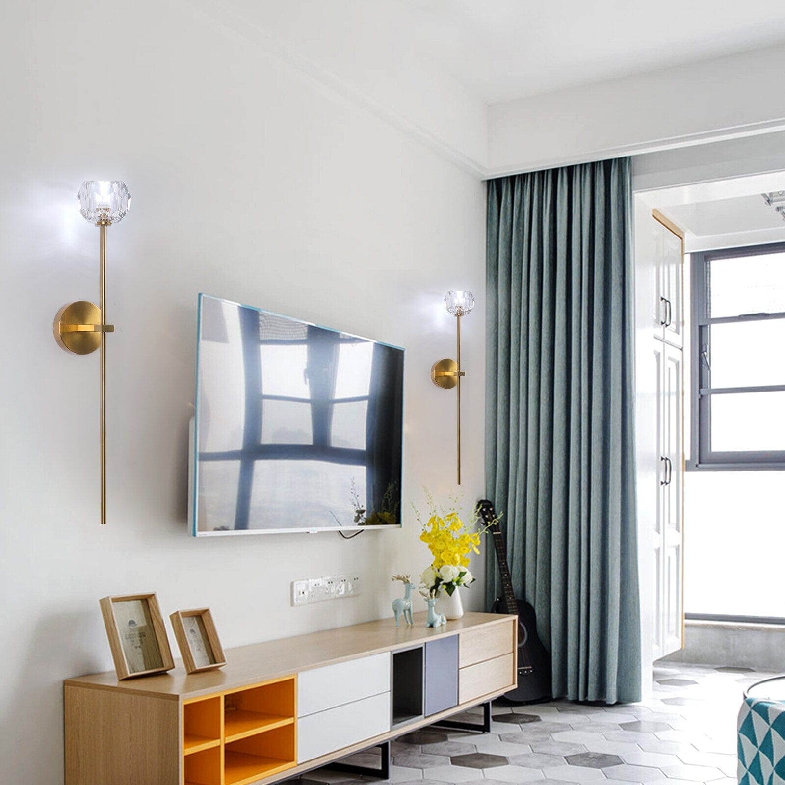 Lareine Crystal Wall Sconces - OpalDwell