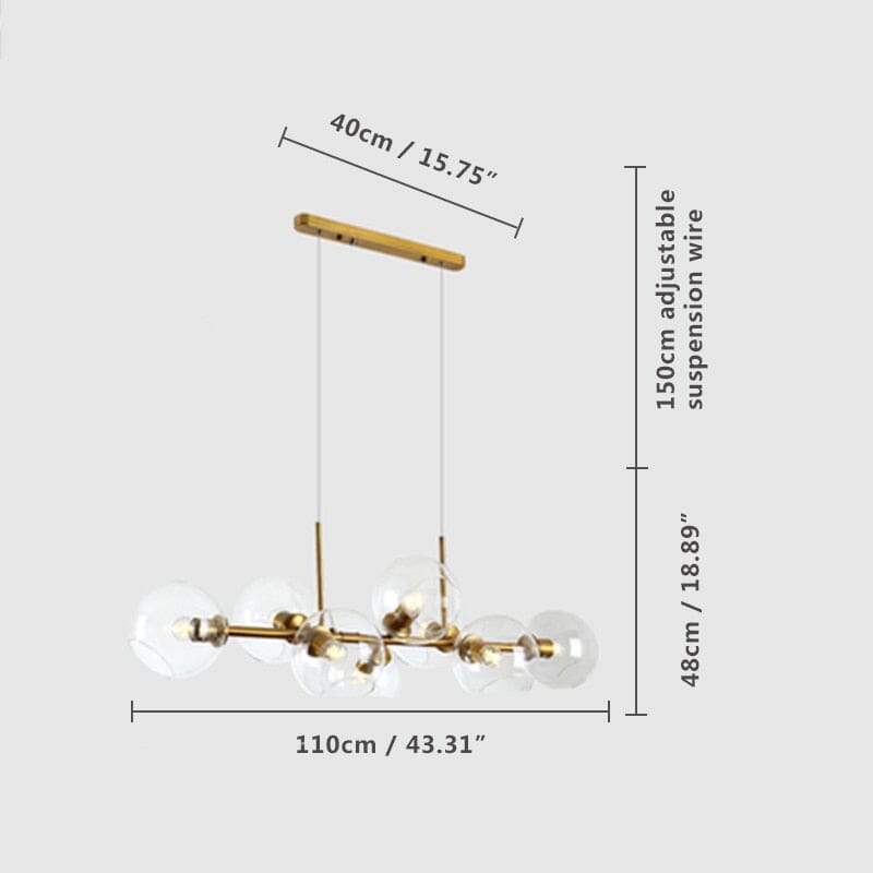 Aveline Bubble Chandelier - OpalDwell