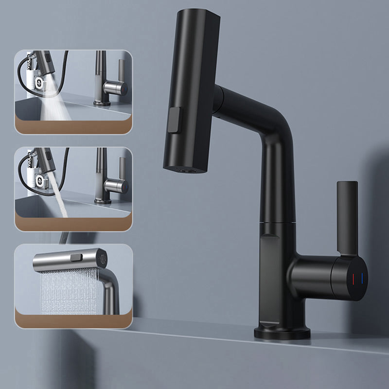 Aqualine FluxPull Pull Out Faucet With 60 cm Extendable Hose And 360 Swivel OpalDwell