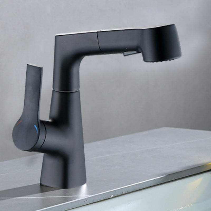 Tavero | Single-Hole Swivel Pull-Out Faucet | OpalDwell OpalDwell