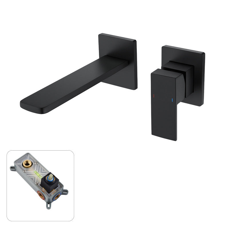 AstraLine Concealed Wall-Mount Sink Faucet, Single-Handle Minimalist Design OpalDwell