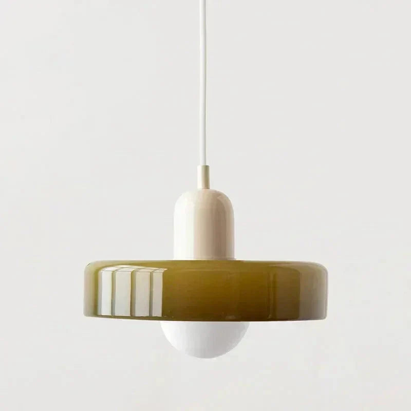 Azura Crystal Glass Pendant Light With LED Bulb Included - OpalDwell