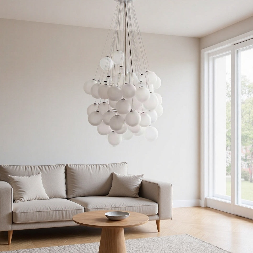 Modern Crystal Pendant Lamp – Elegant LED Ceiling Fixture For Living Rooms And Bedrooms OpalDwell