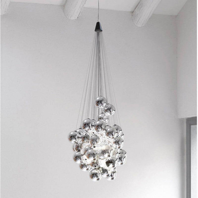 Modern Crystal Pendant Lamp – Elegant LED Ceiling Fixture For Living Rooms And Bedrooms OpalDwell