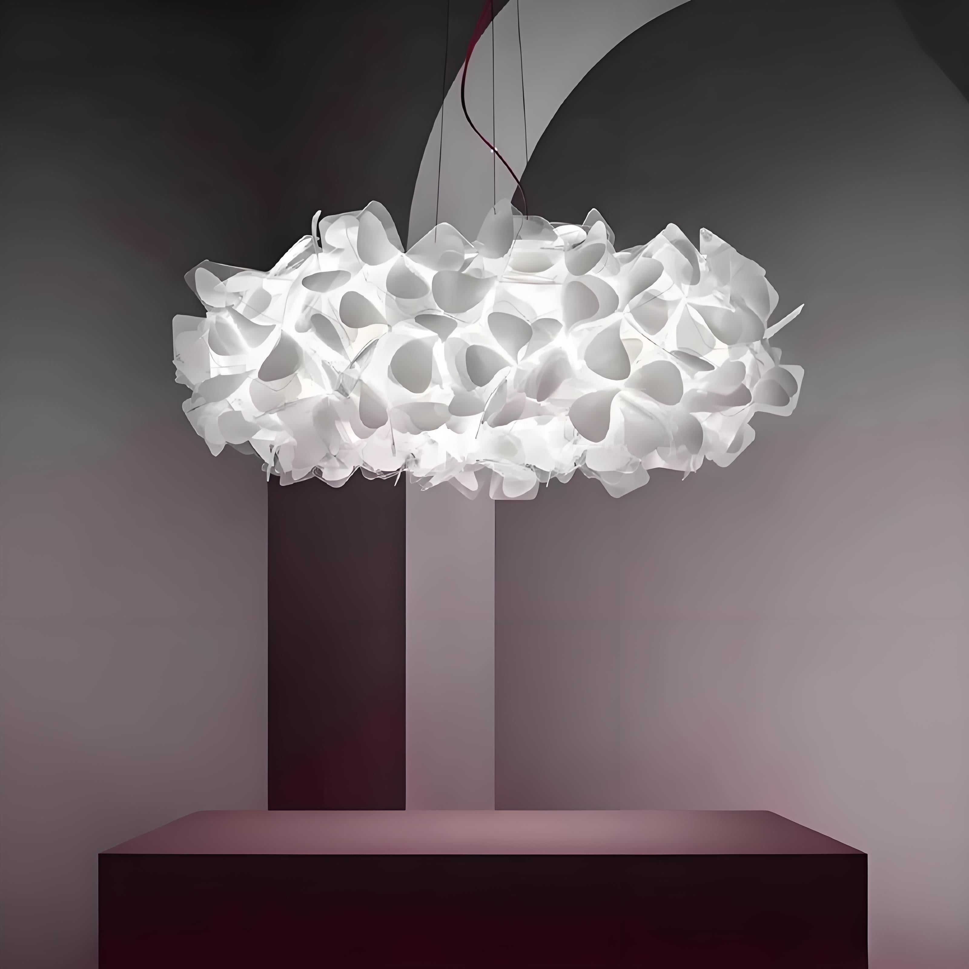 Modern Crystal Pendant Lamp – Elegant LED Ceiling Fixture For Living Rooms And Bedrooms OpalDwell