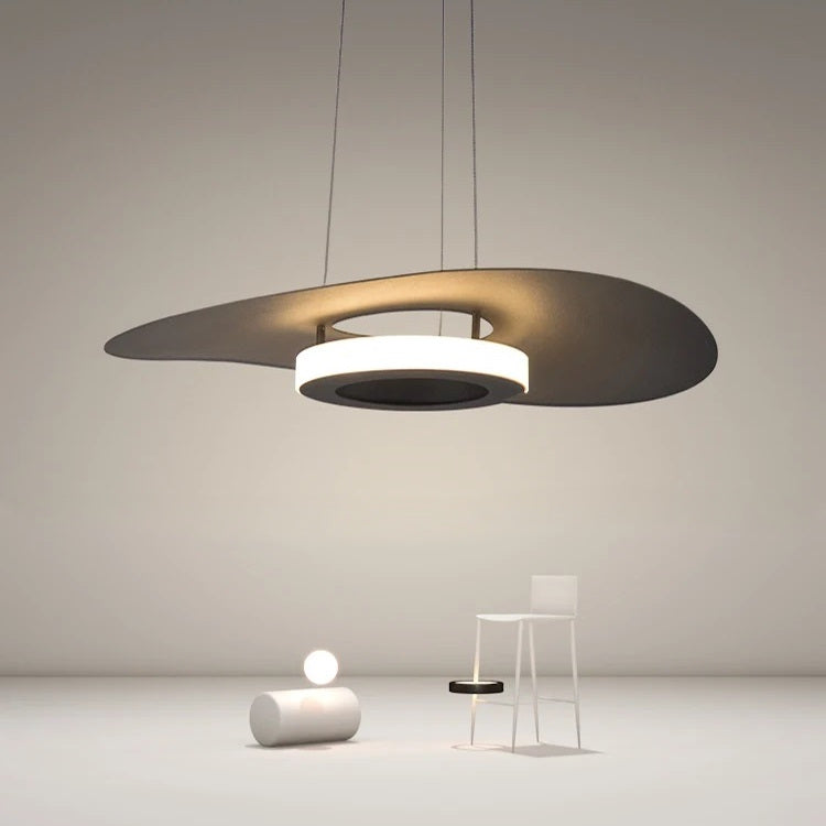 Aurion Black Pendant Light for Kitchen Island - Modern Elegant Lighting OpalDwell