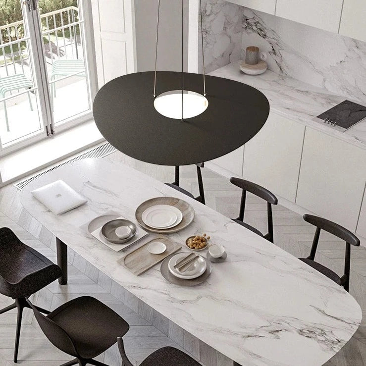 Aurion Black Pendant Light for Kitchen Island - Modern Elegant Lighting OpalDwell